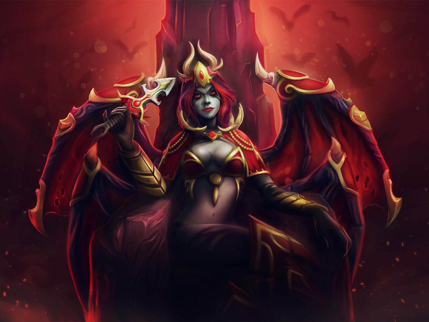 Королева из игры Дота 2