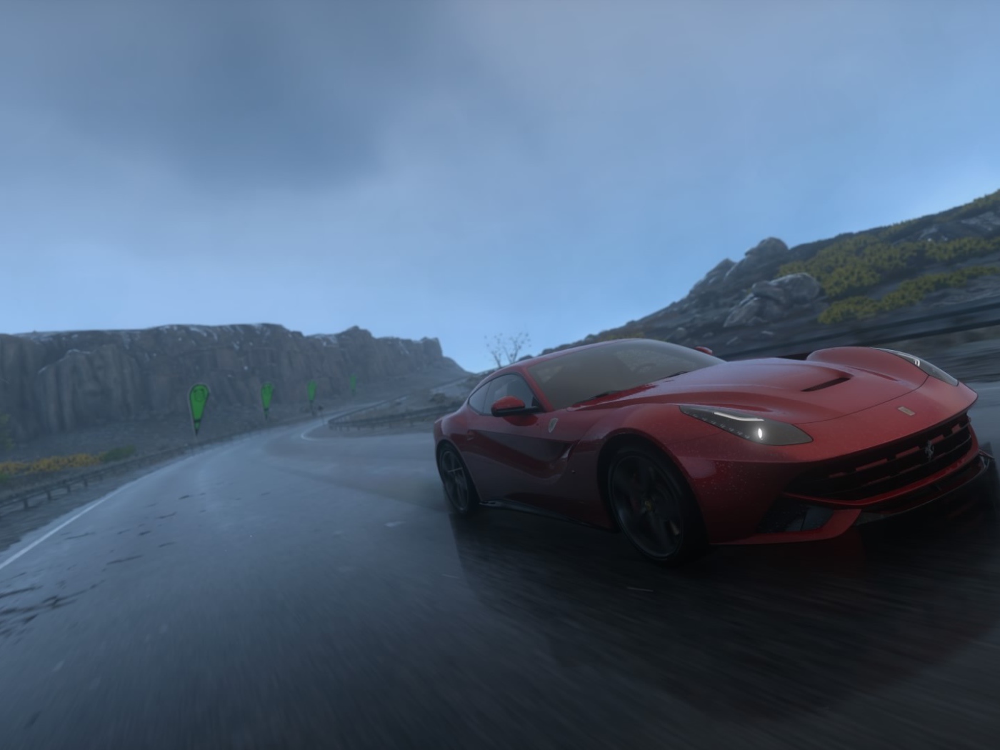 Красный Феррари в игре Driveclub
