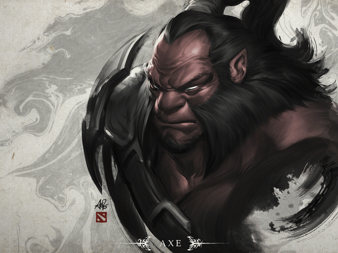 Лохматый Акс в игре Dota 2