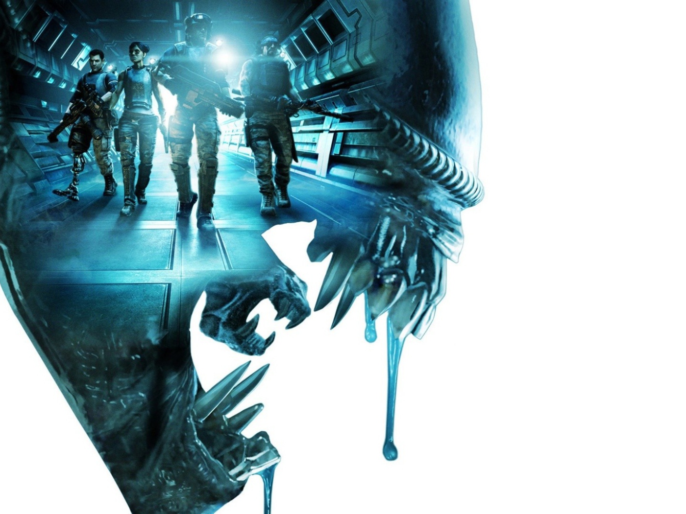 Силуэт игры Alien Isolation