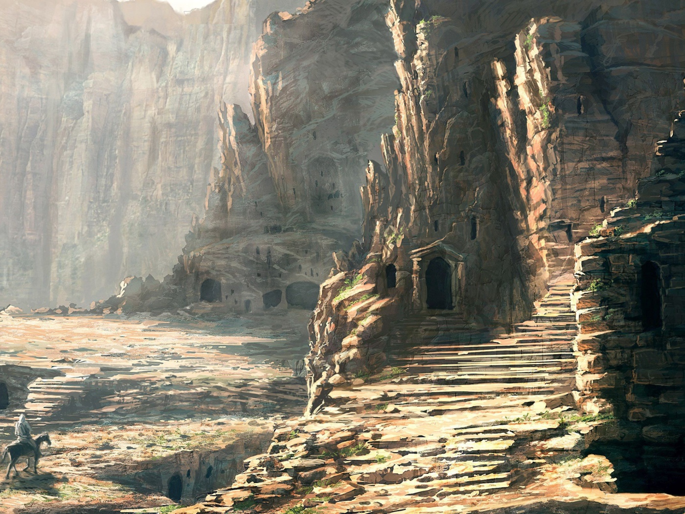 Лестница в горы, игра Assassin's Creed