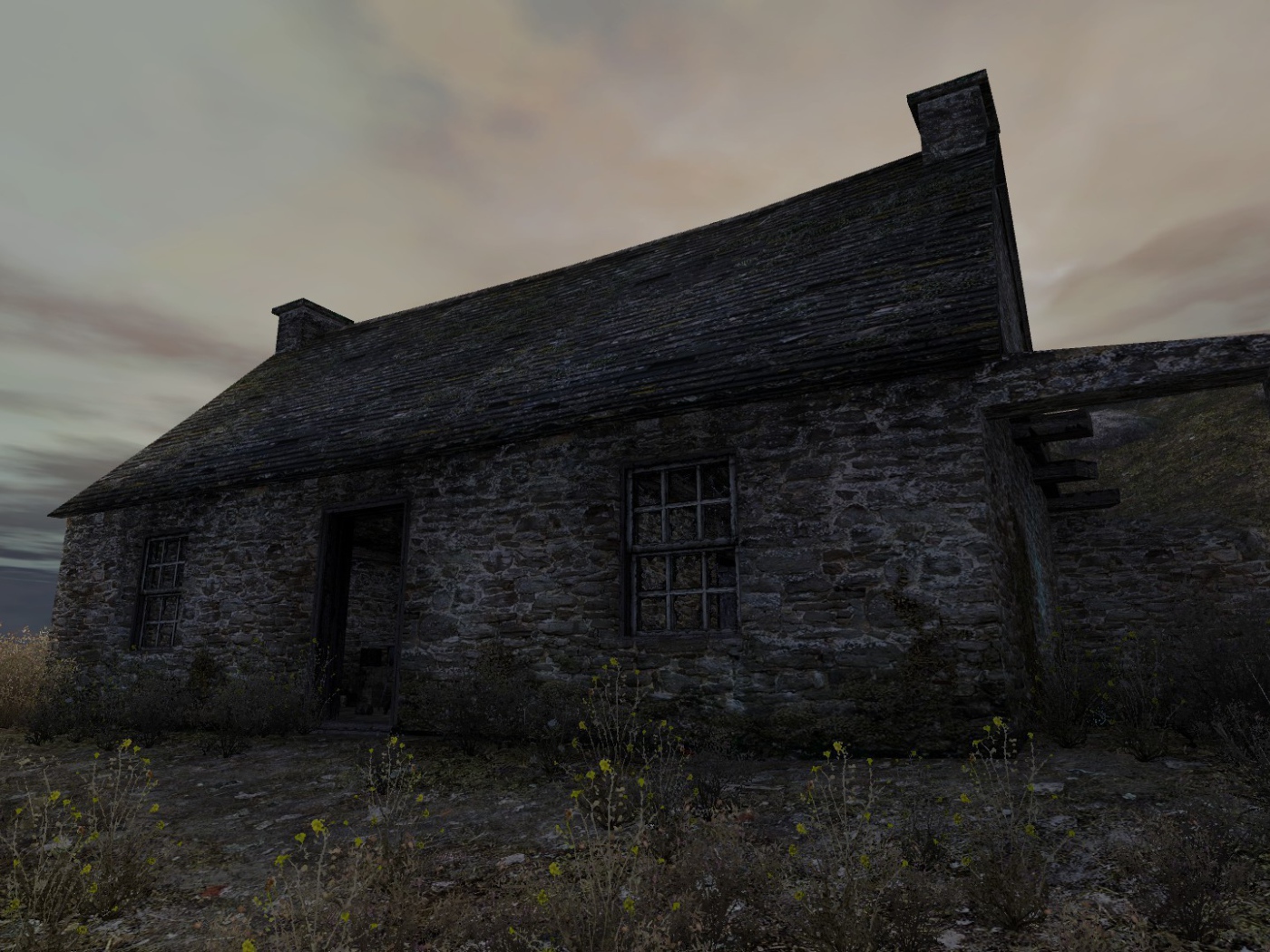 Каменный дом в игре Dear Esther