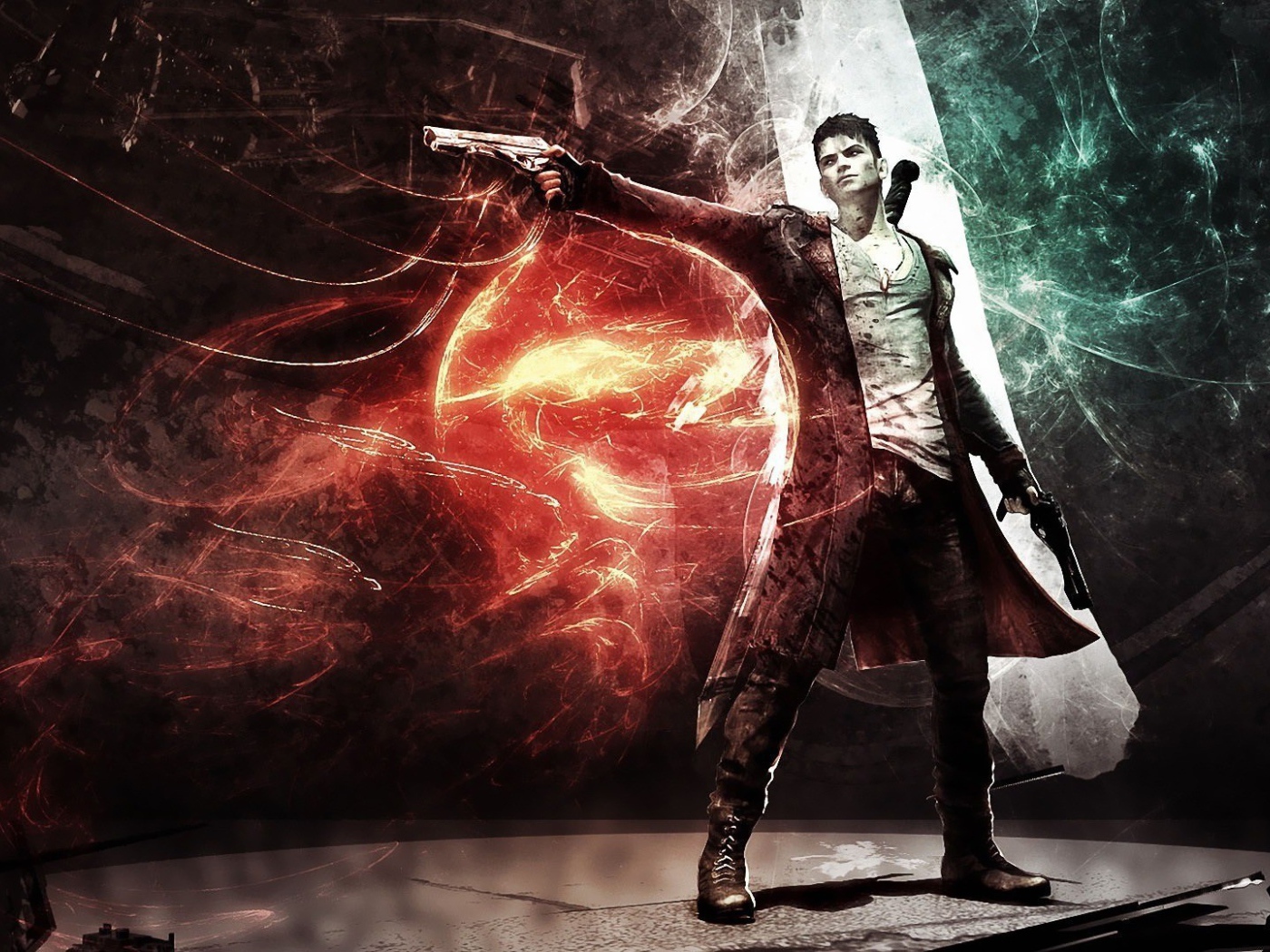 Грозный герой игры Devil May Cry