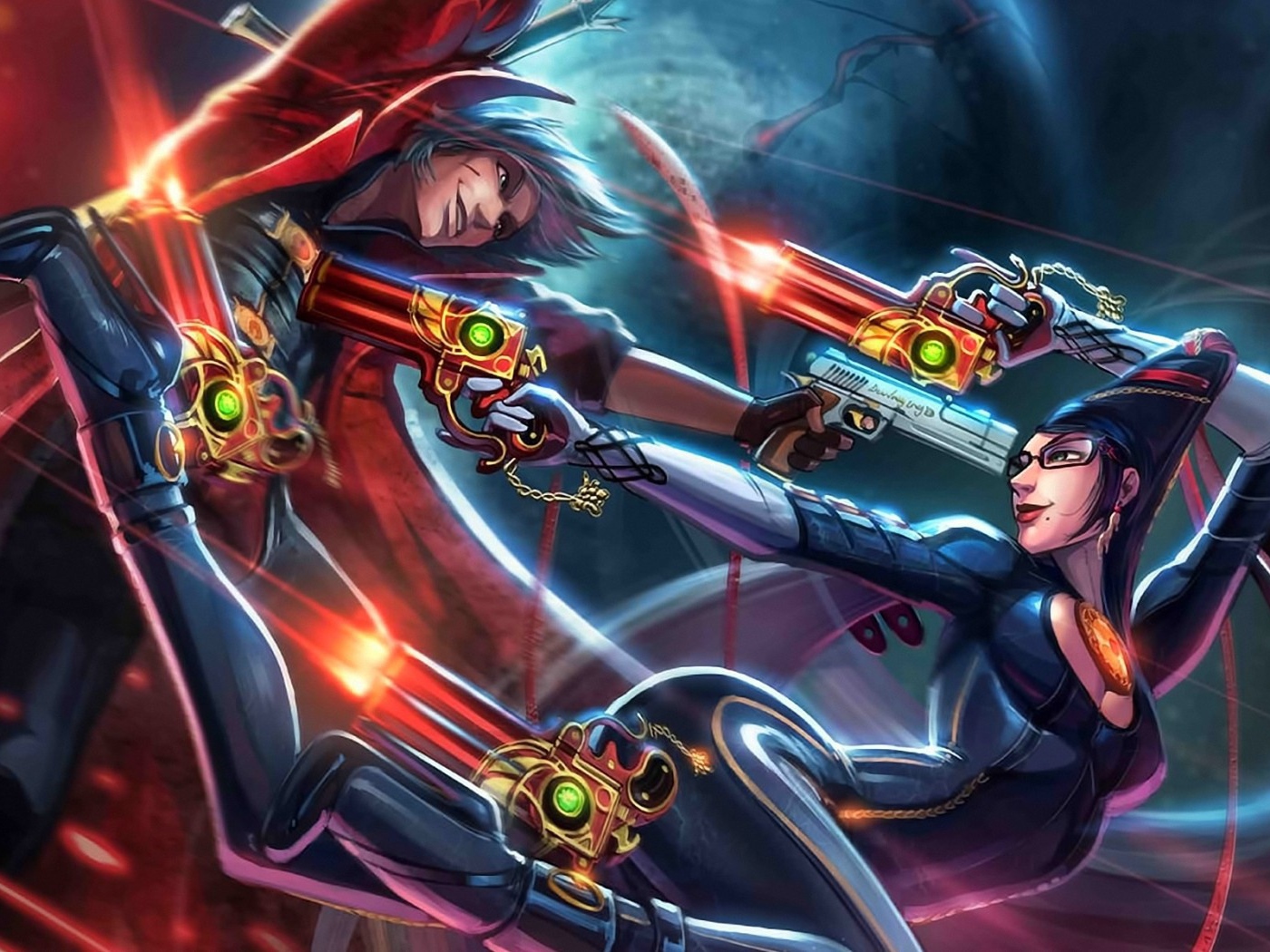 Сражение в игре Bayonetta