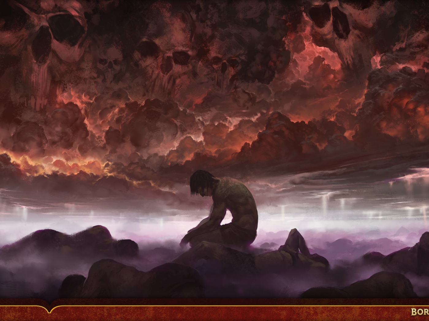 Персонаж игры Magic the Gathering под злыми силами