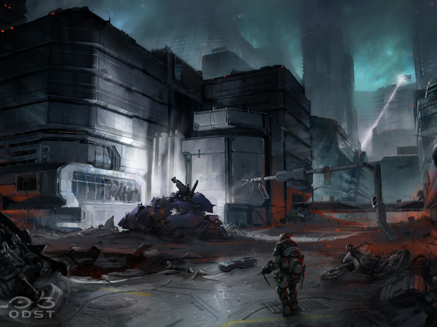 Мир игры Halo 3 ODST
