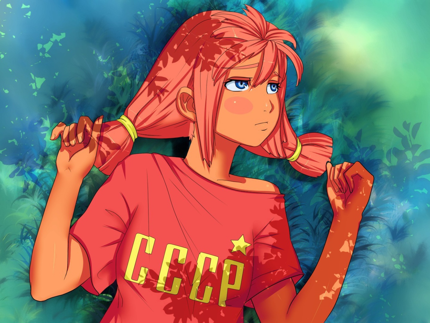 Девушка из игры Бесконечное лето