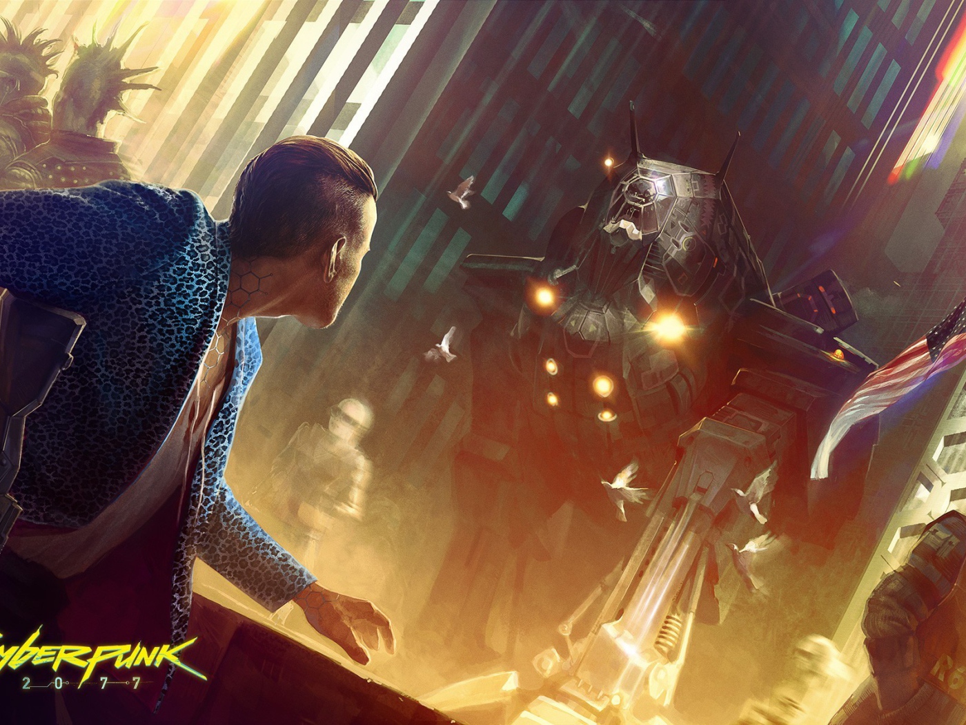 Герой игры Cyberpunk 2077