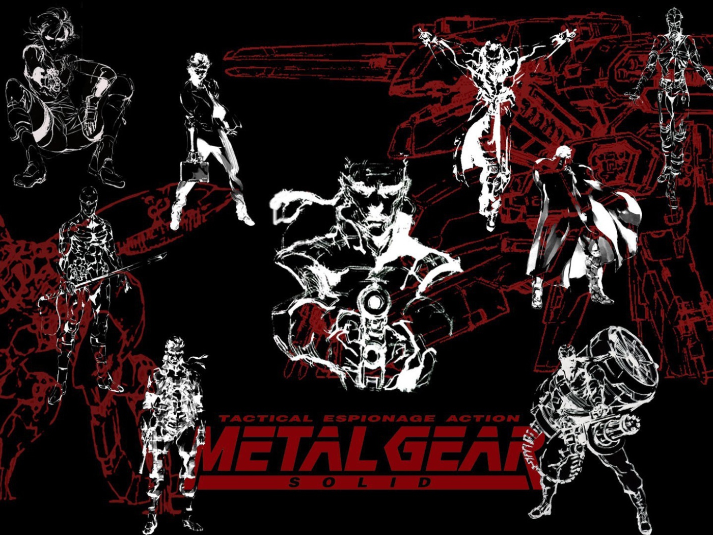 Постер видео игры Metal Gear Solid