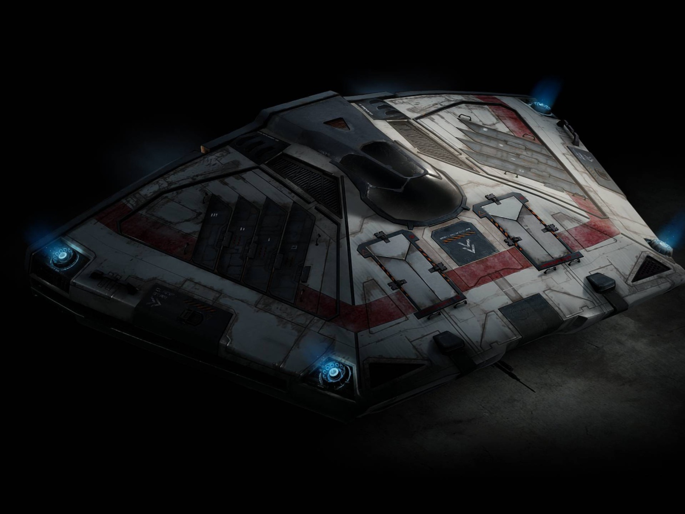 Корабль из космического симулятора Elite Dangerous