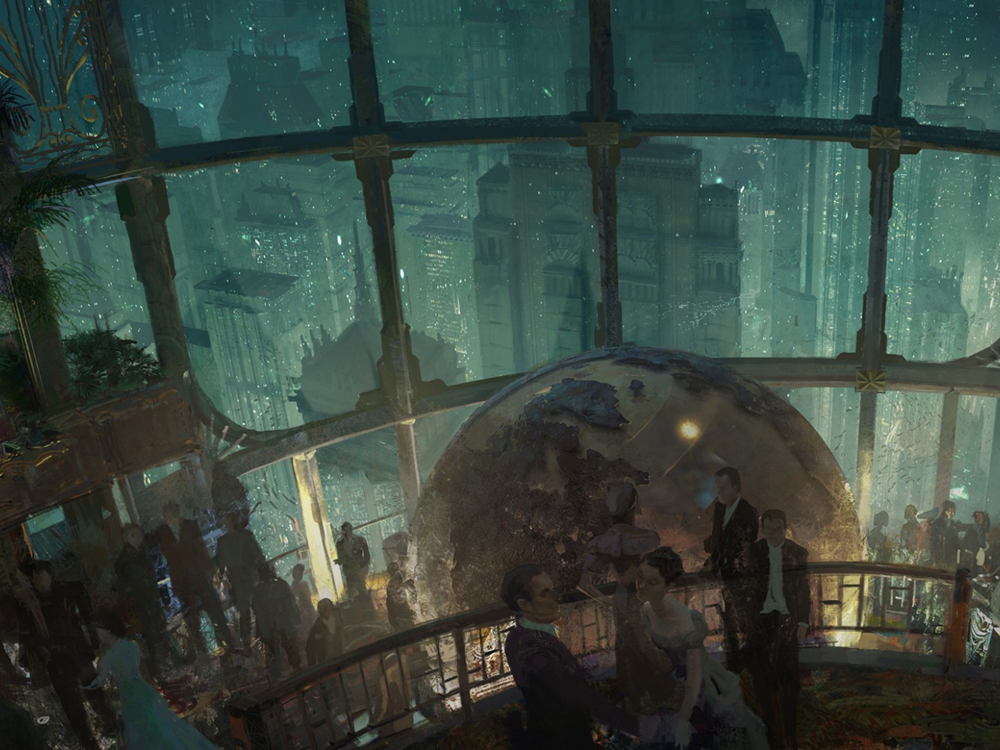 Вид в игре Био Шок