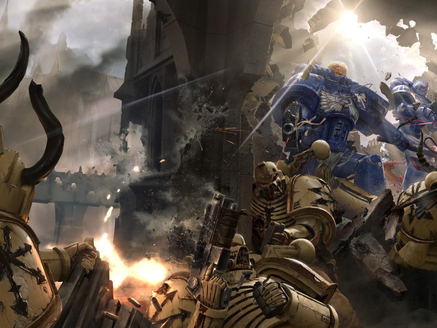 Битва ультрамаринов в игре Warhammer 40000