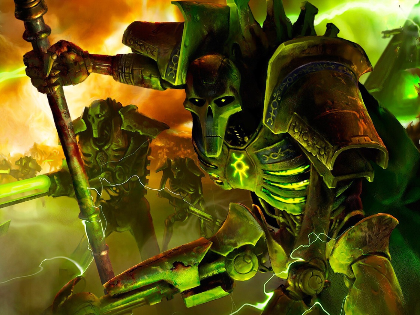 Воины некроны из игры Warhammer 40K