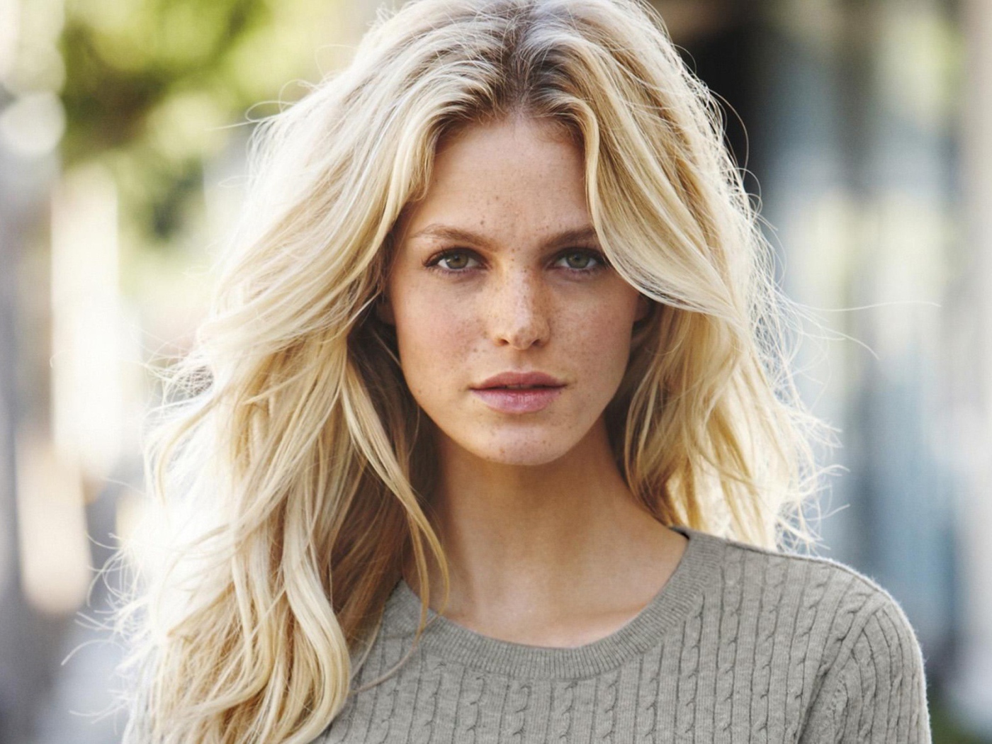 Модель блондинка Эрин Хитертон