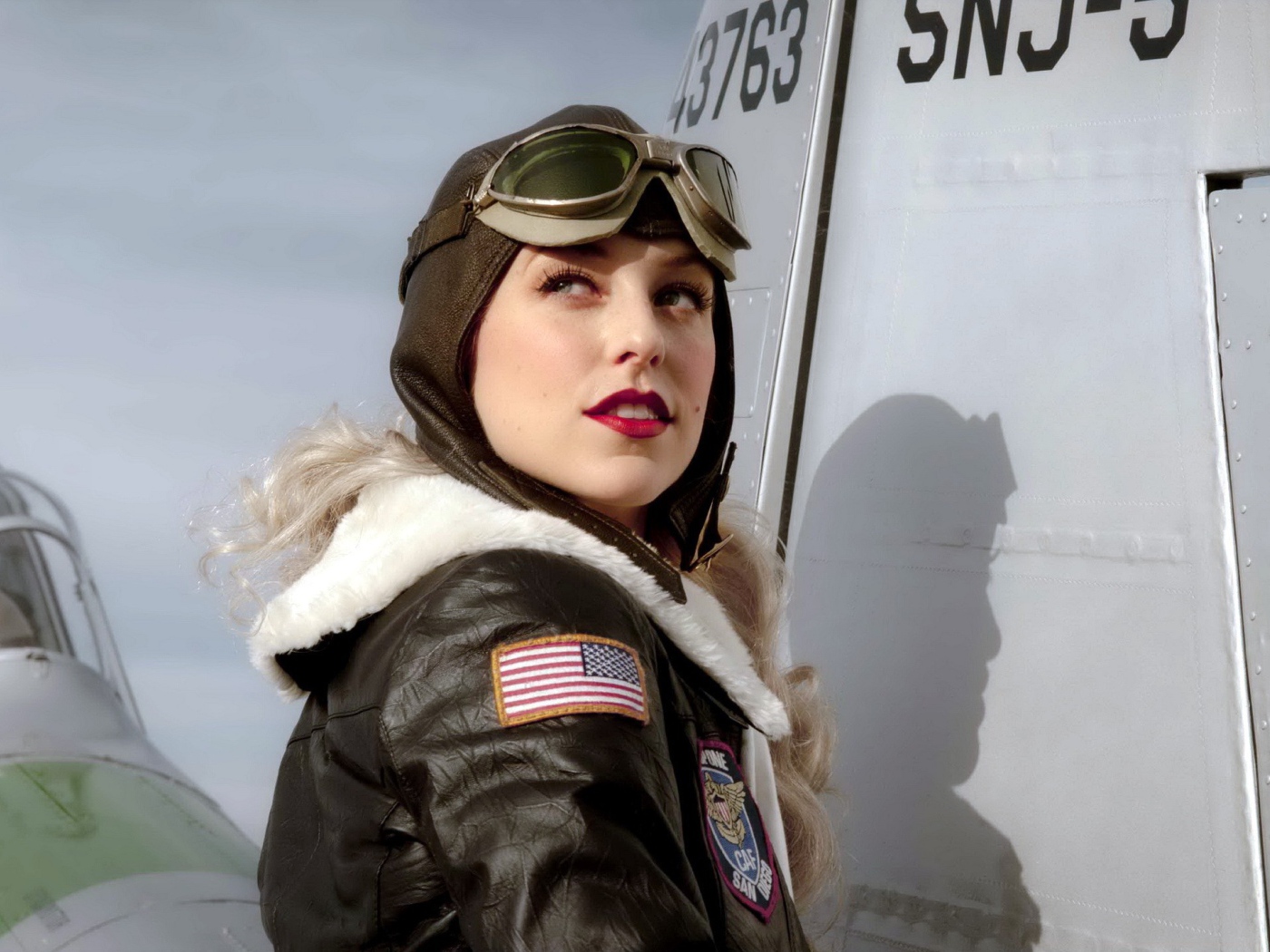 Девушка пилот ВВС США