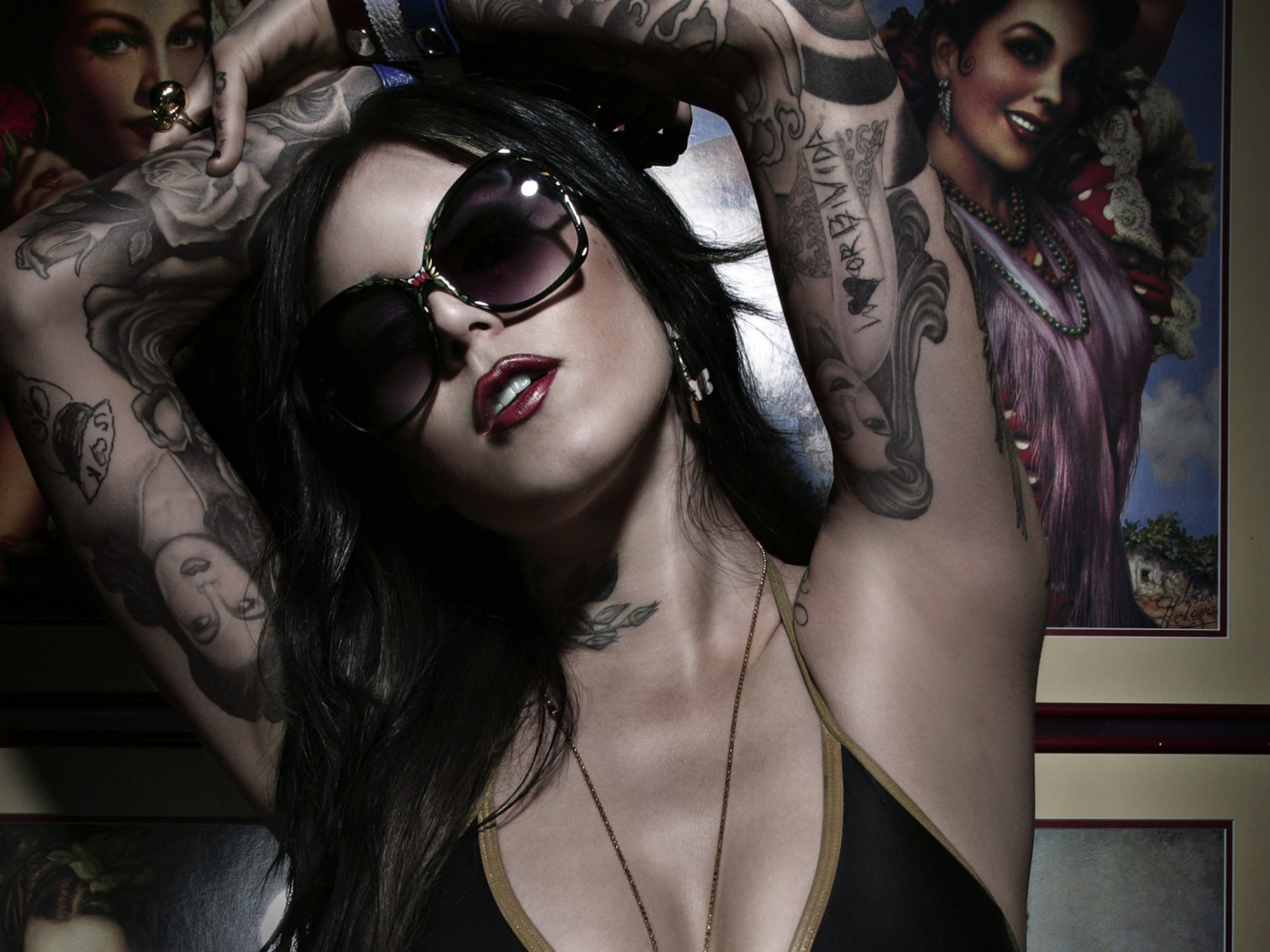 Девушка мастер тату Kat Von D