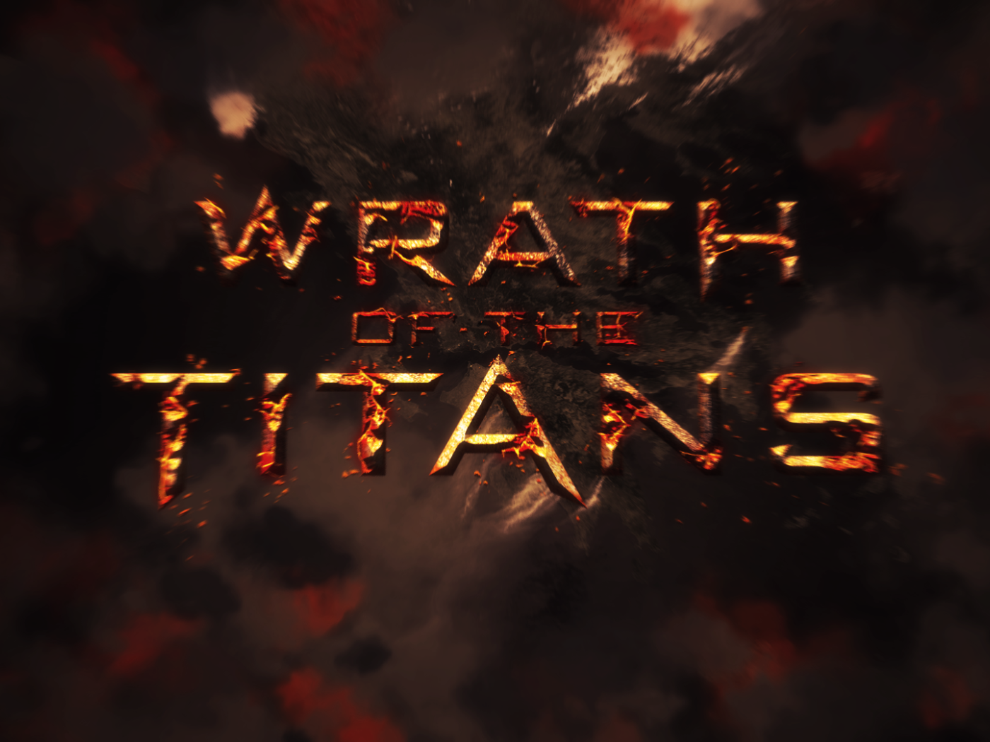 Огненный постер фильма Битва титанов