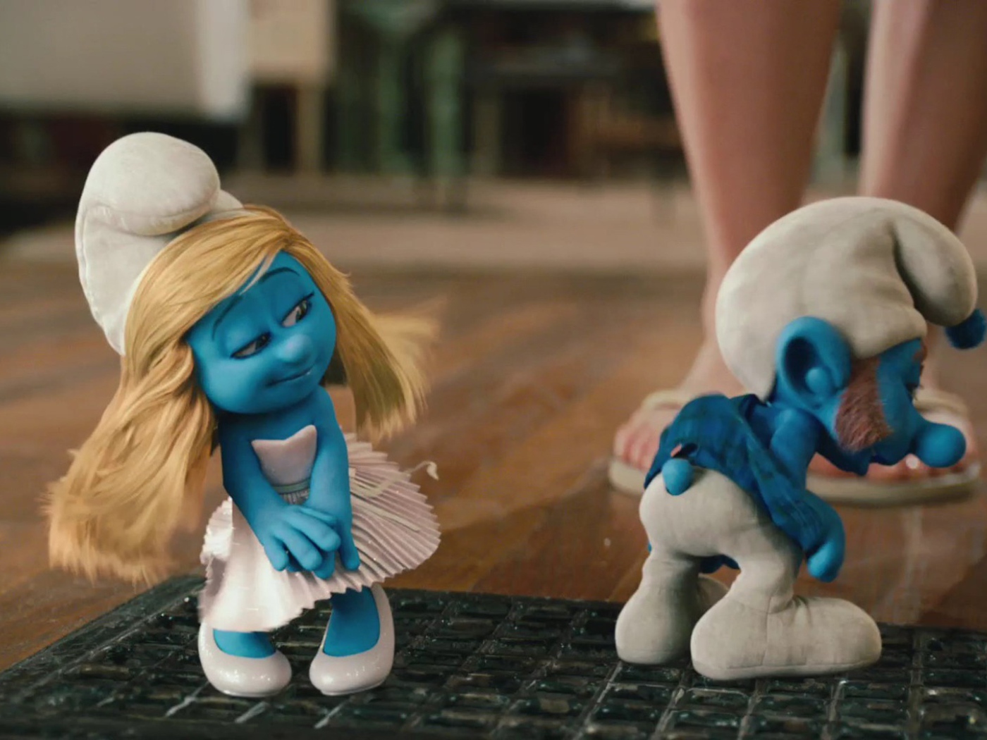 Гномики из комедийного фильма Смурфики