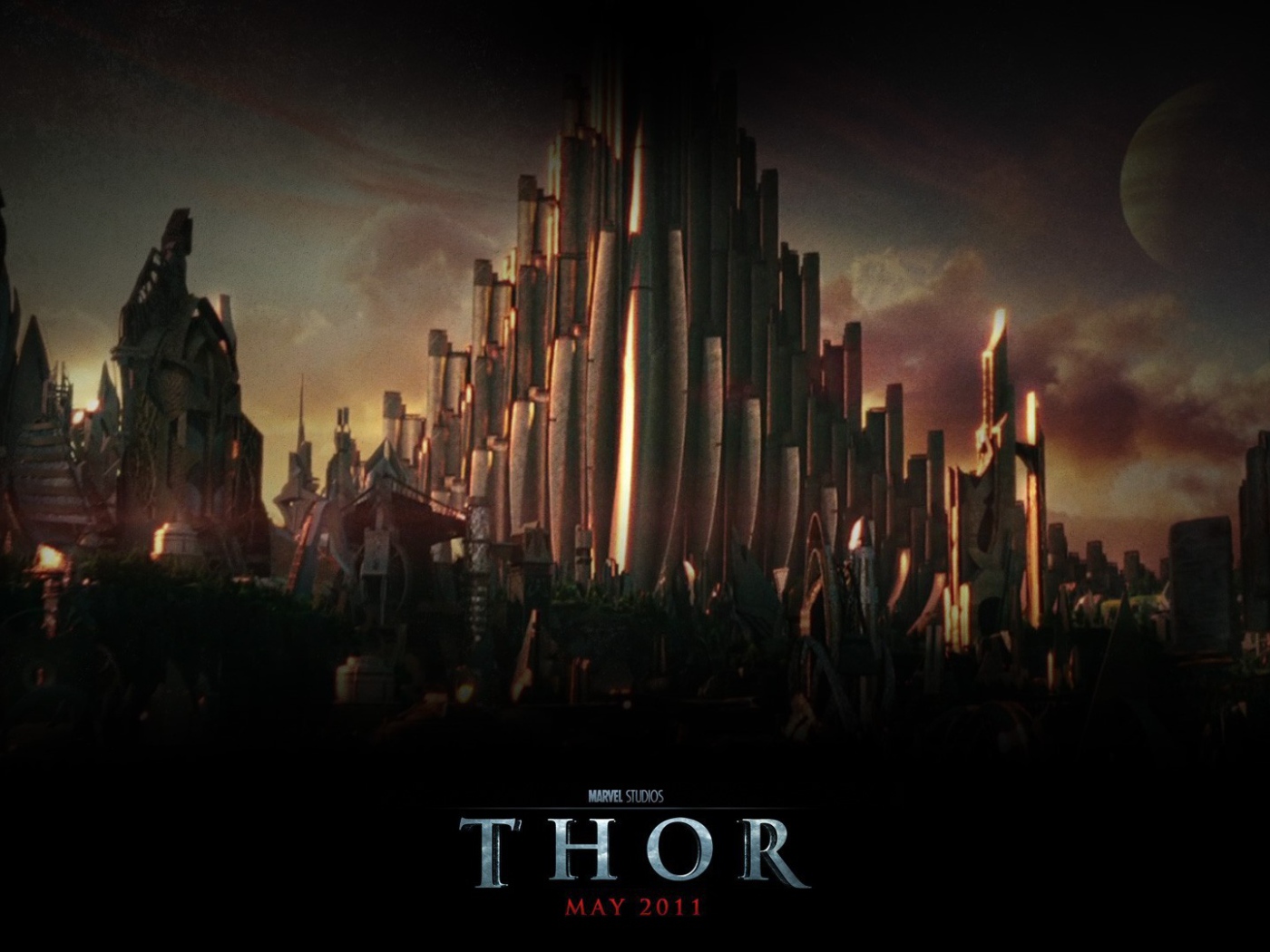 Дворец на постере фильма Тор