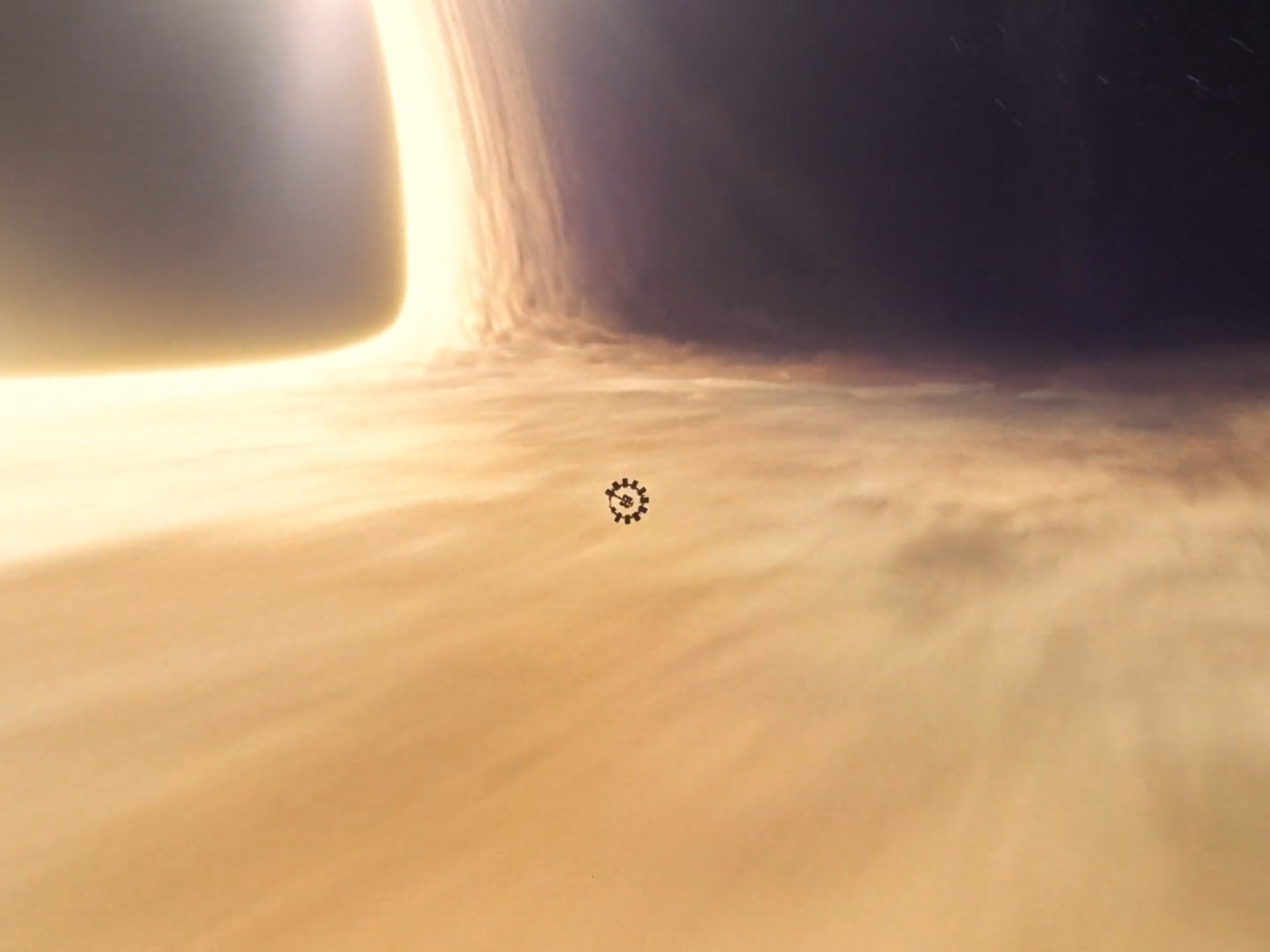 Космическая станция в фильме Интерстеллар