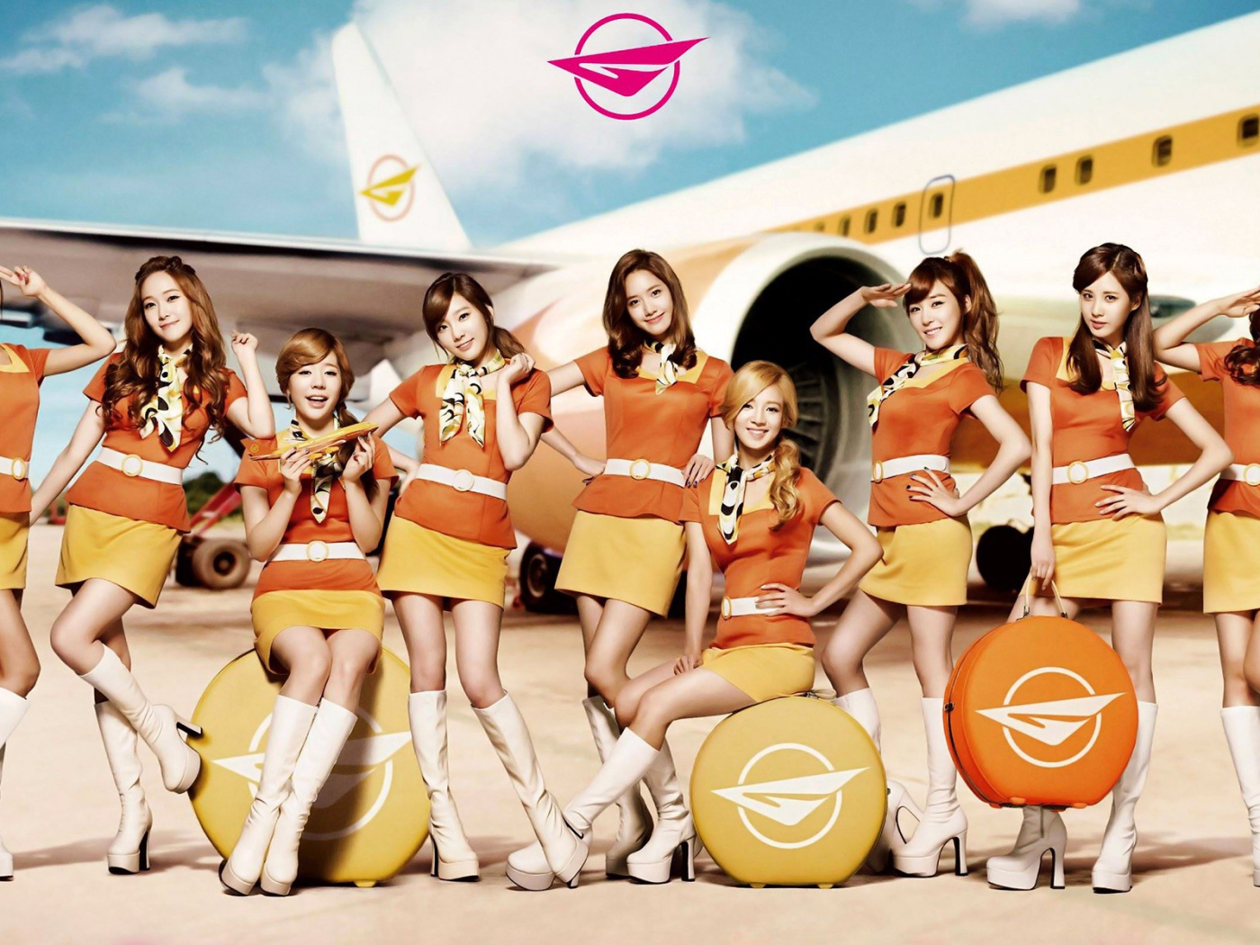 Девушки в оранжевой одежде, Girls’ Generation
