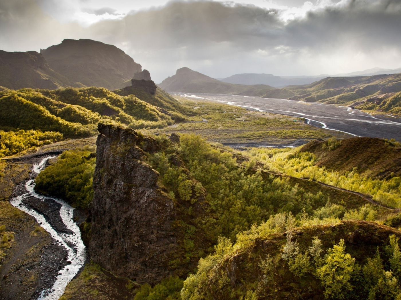 Узкие реки на плоскогорье