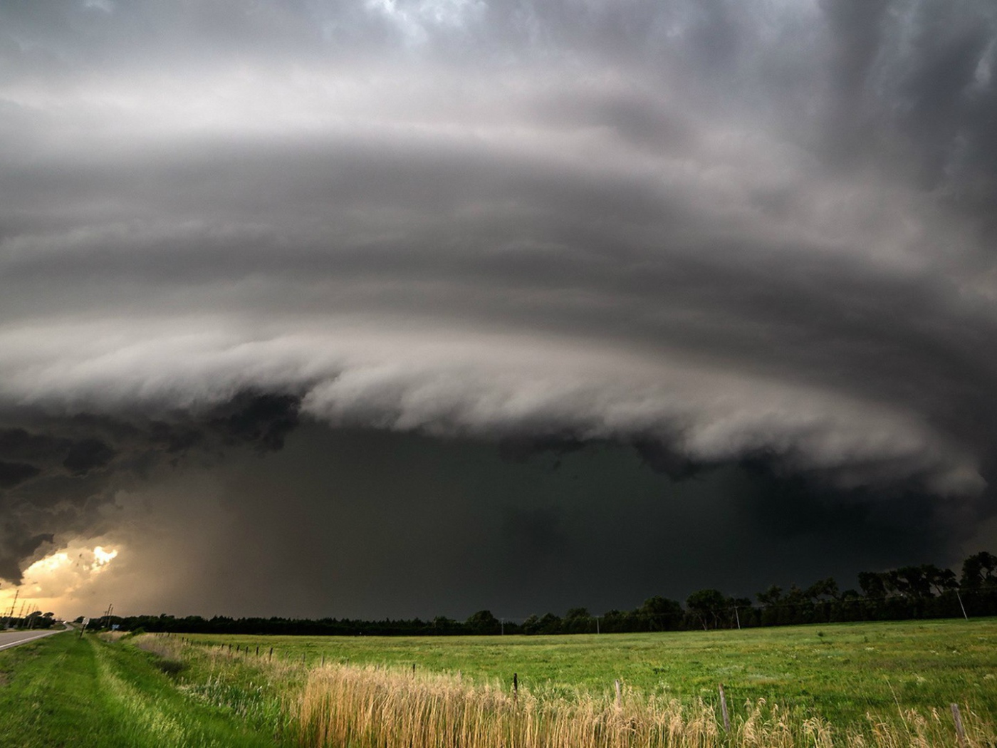 Мощная гроза в Небраске США