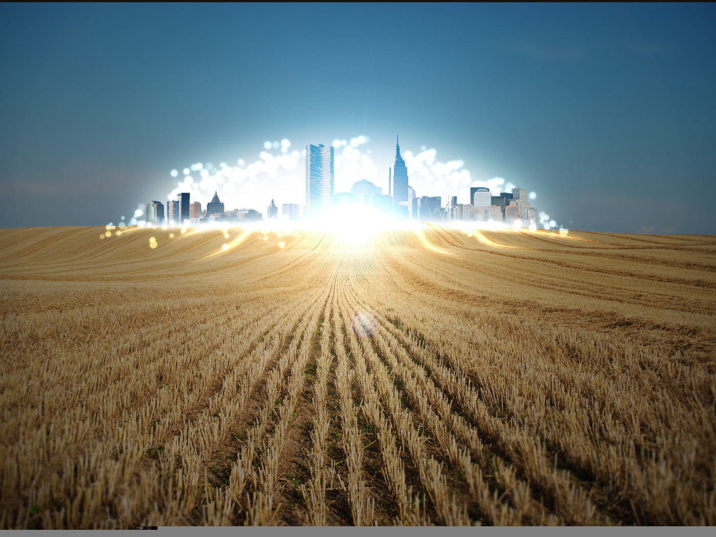 Мираж над полем