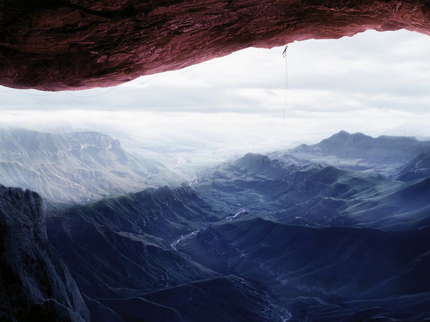 Захватывающий горный пейзаж