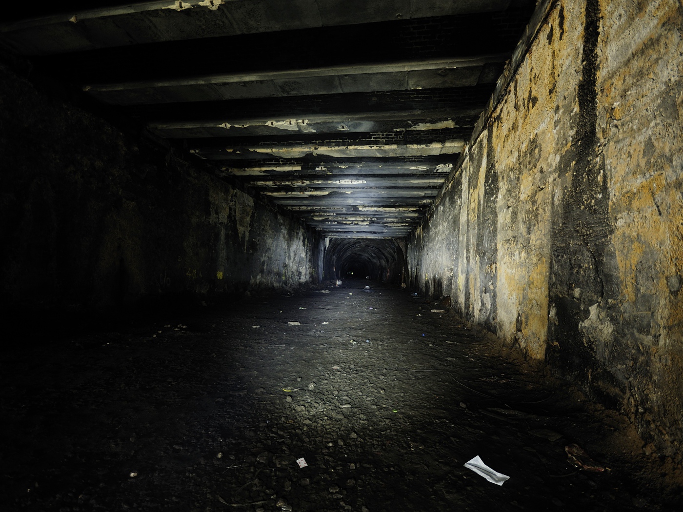 Угольная выработка в шахте