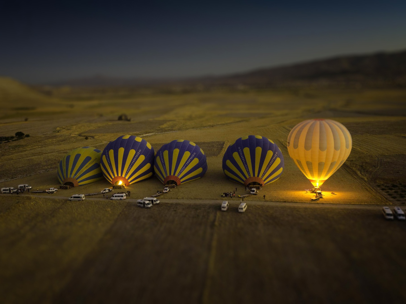 Стартовая площадка воздушных шаров