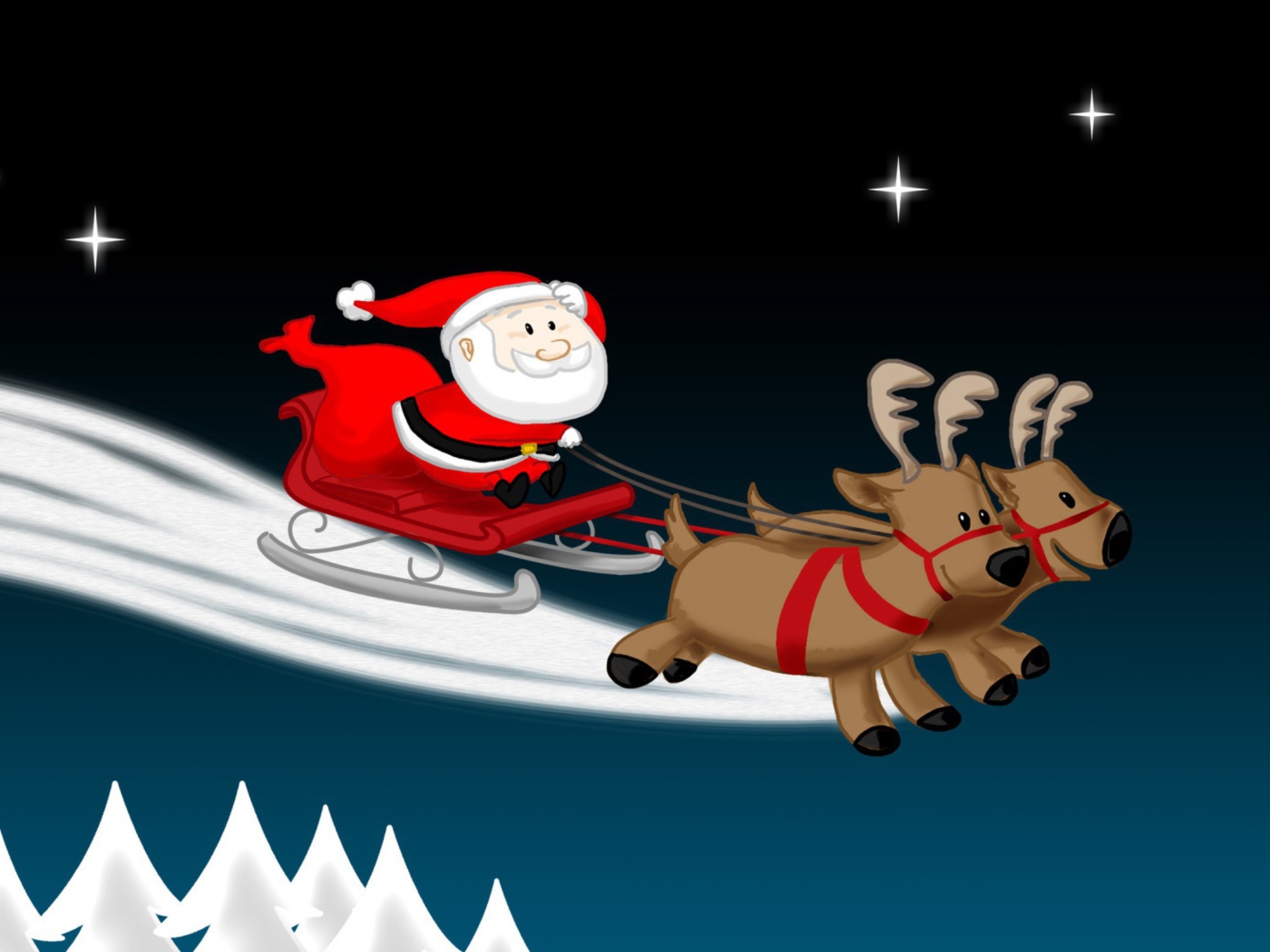 Дед Мороз спешит к нам в гости