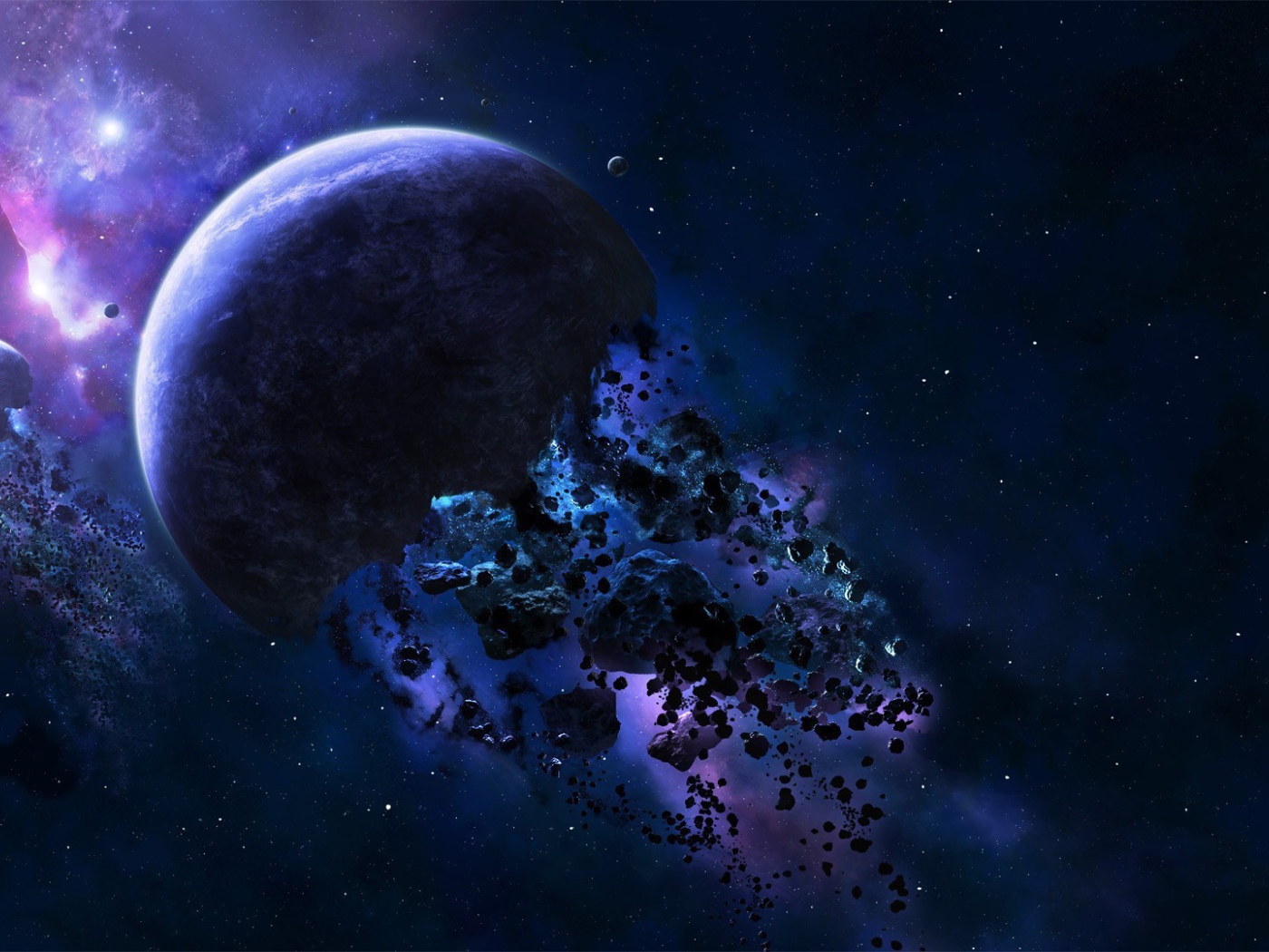 Чужая планета рассыпалась в пыль