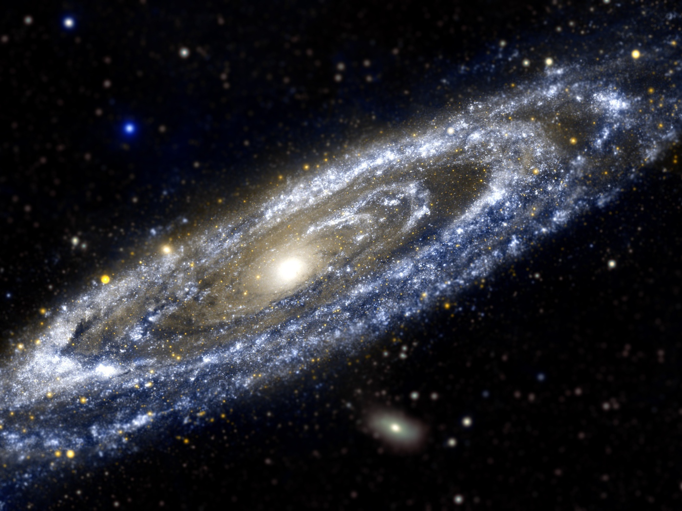 Ближайшая наша соседка галактика Андромеда