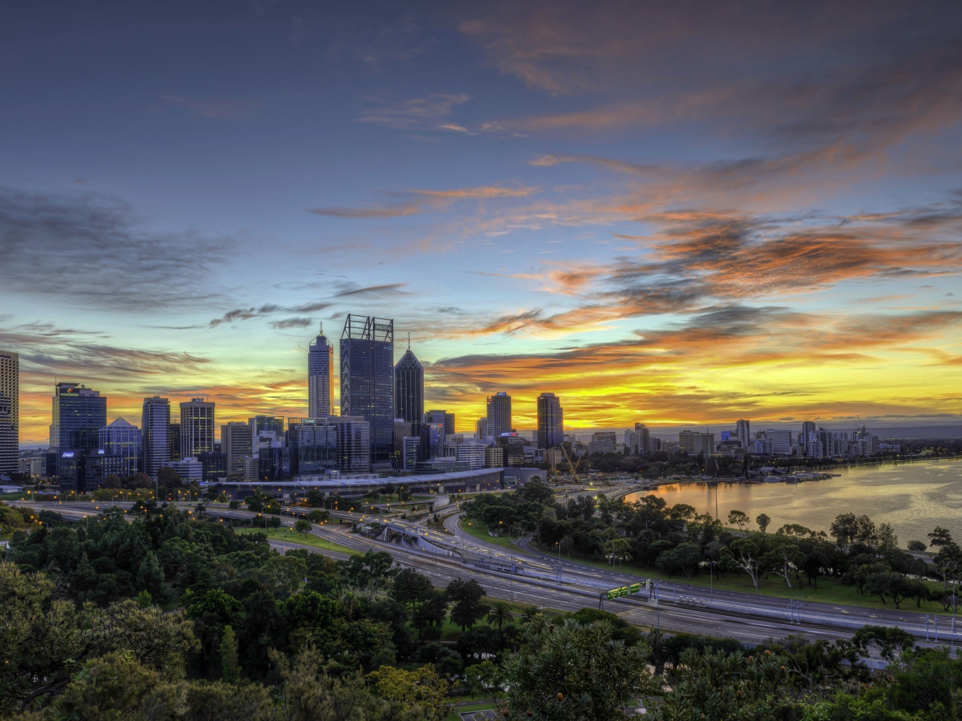 Город Перт в Австралии