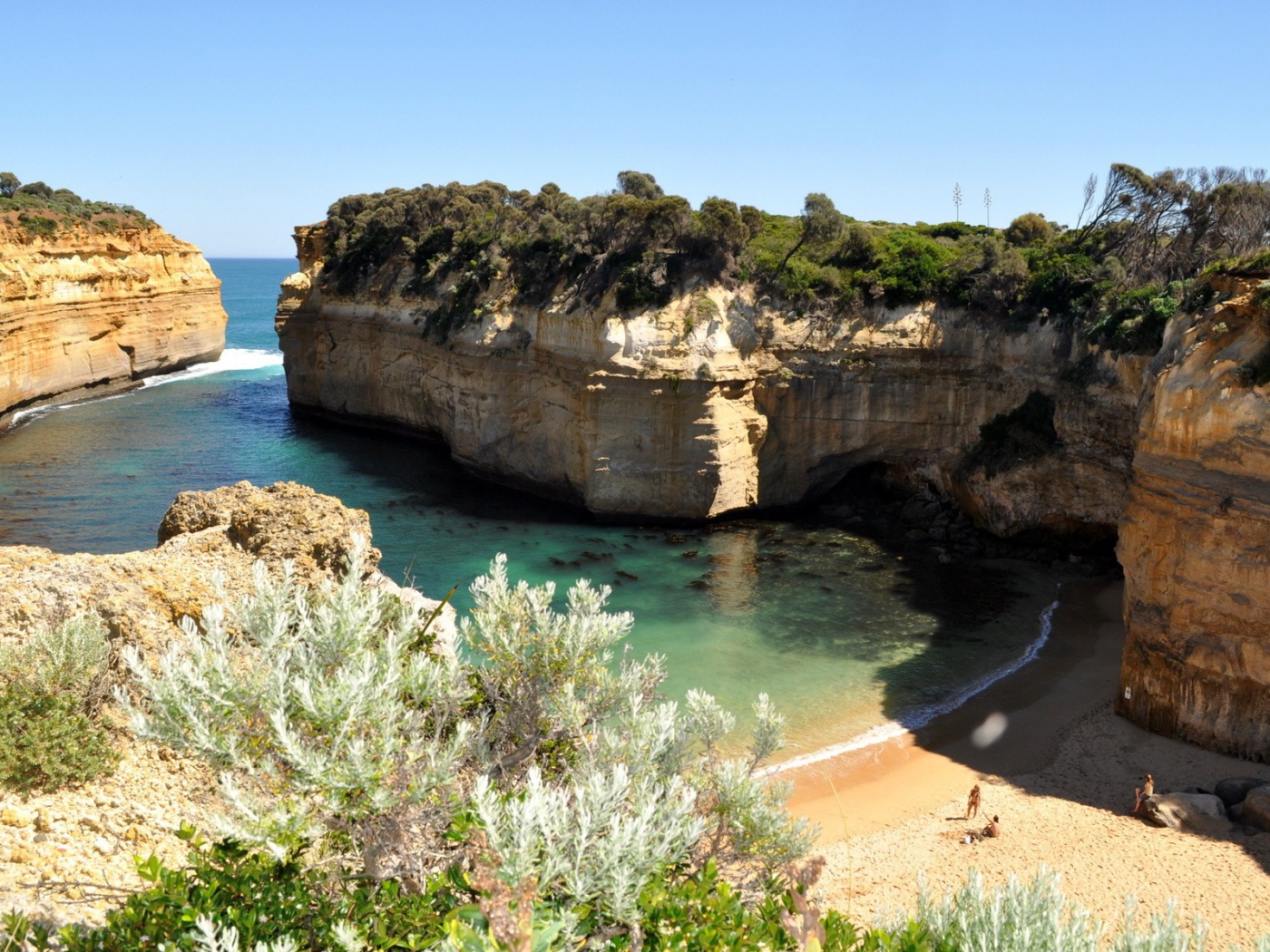 Обрывистые берега в Австралии
