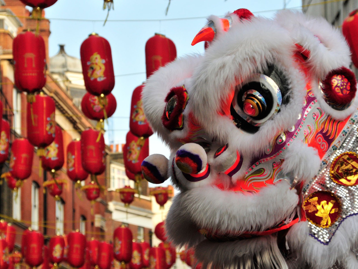 Украшение на улице в Китае