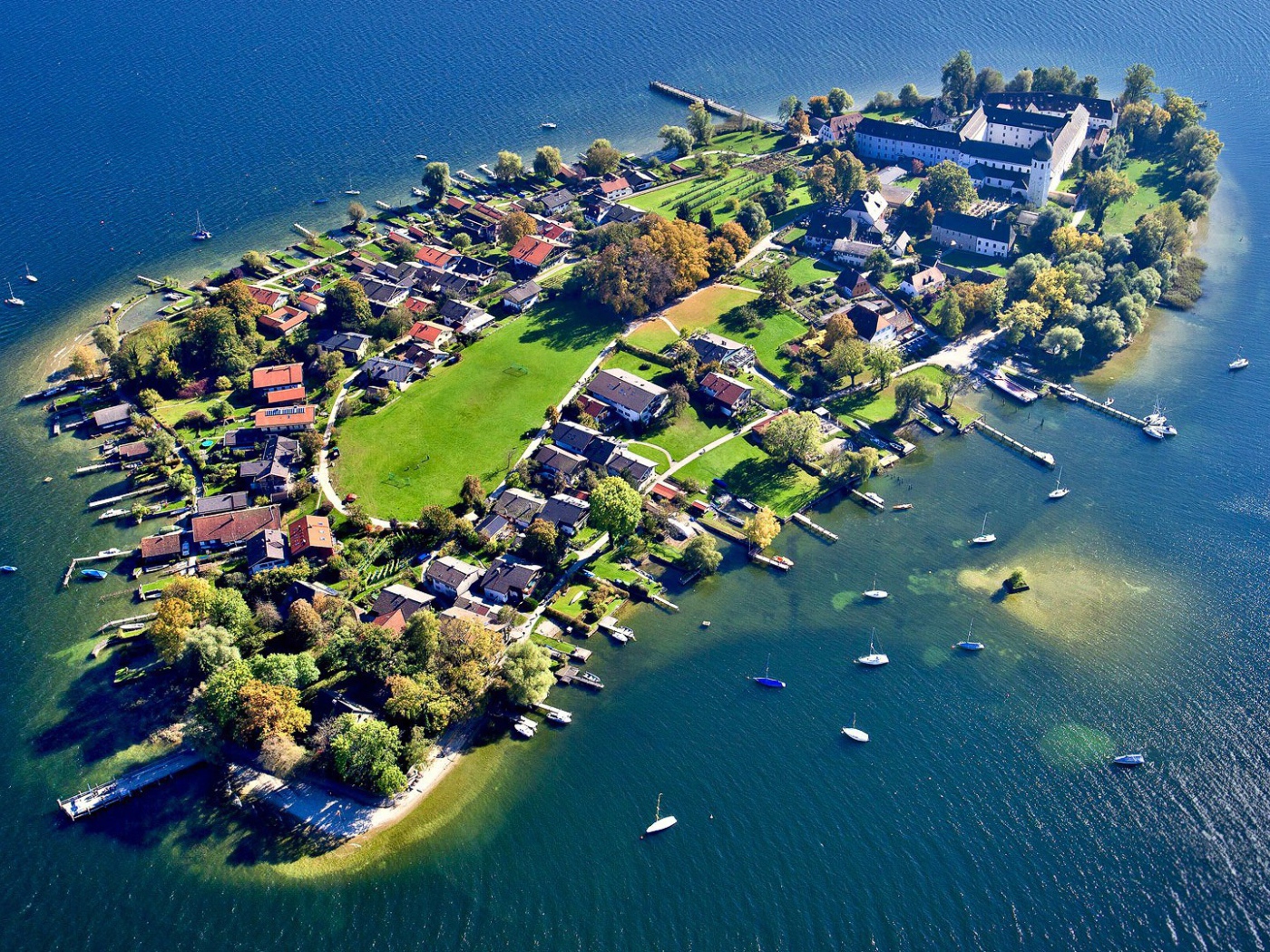 Остров Фрау Инзель, Германия.