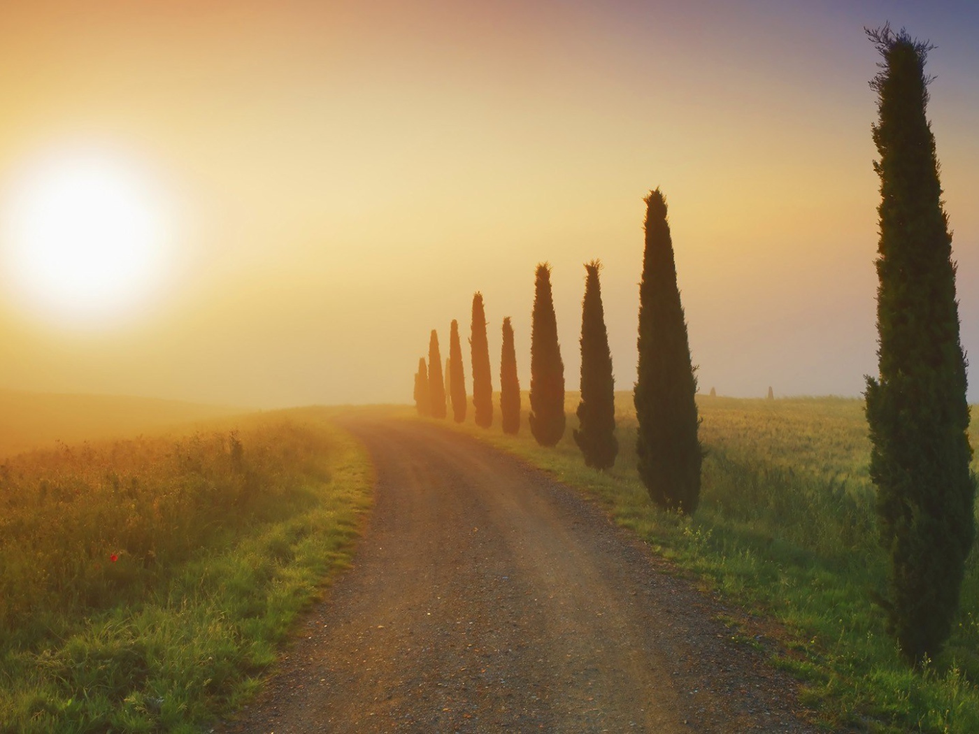 Утро в Тоскане, Италия