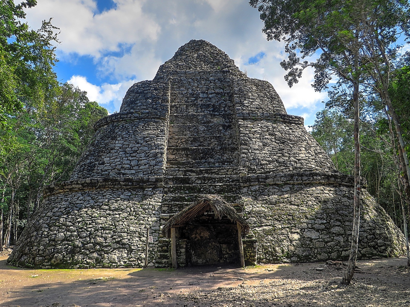 Храм цивилизации Майя в Мексике