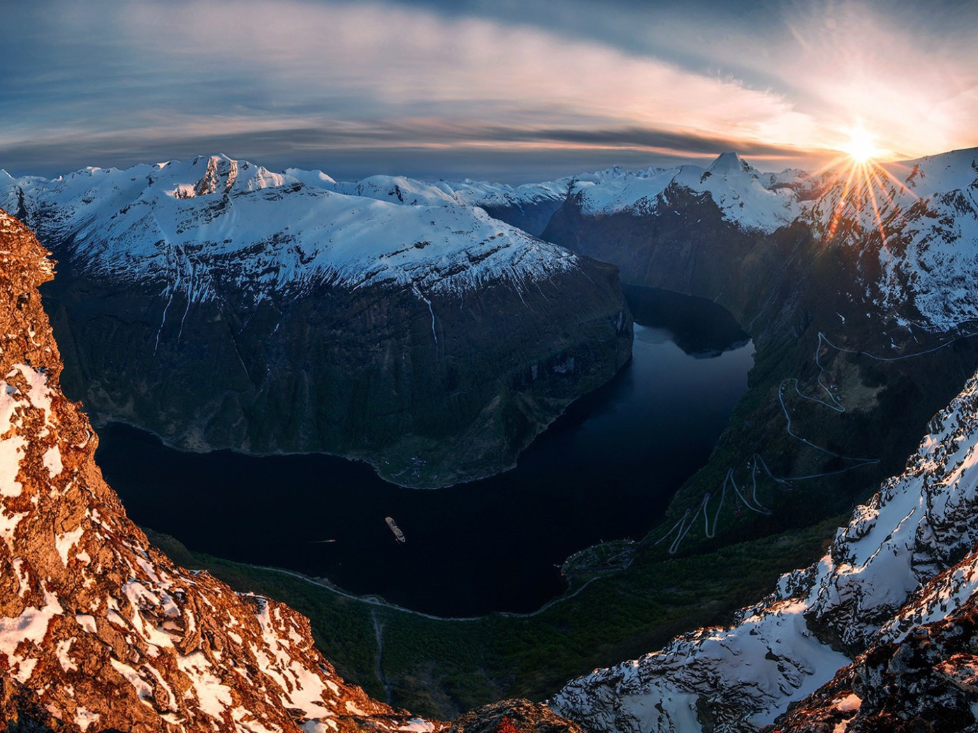 Красивые норвежские фьорды