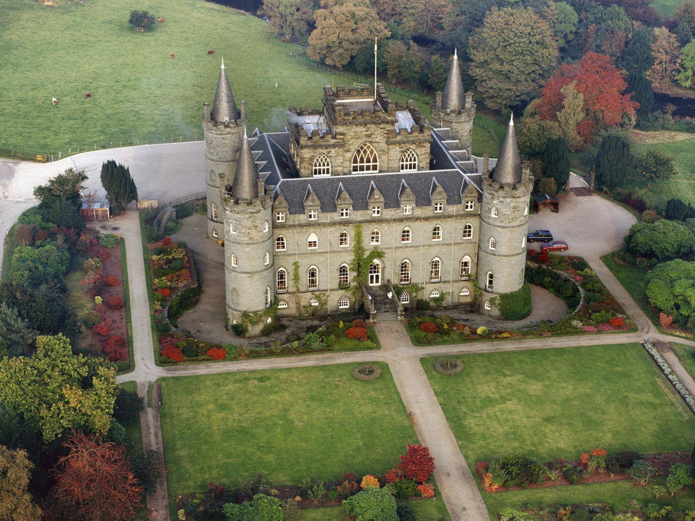 Старинный замок в Шотландии