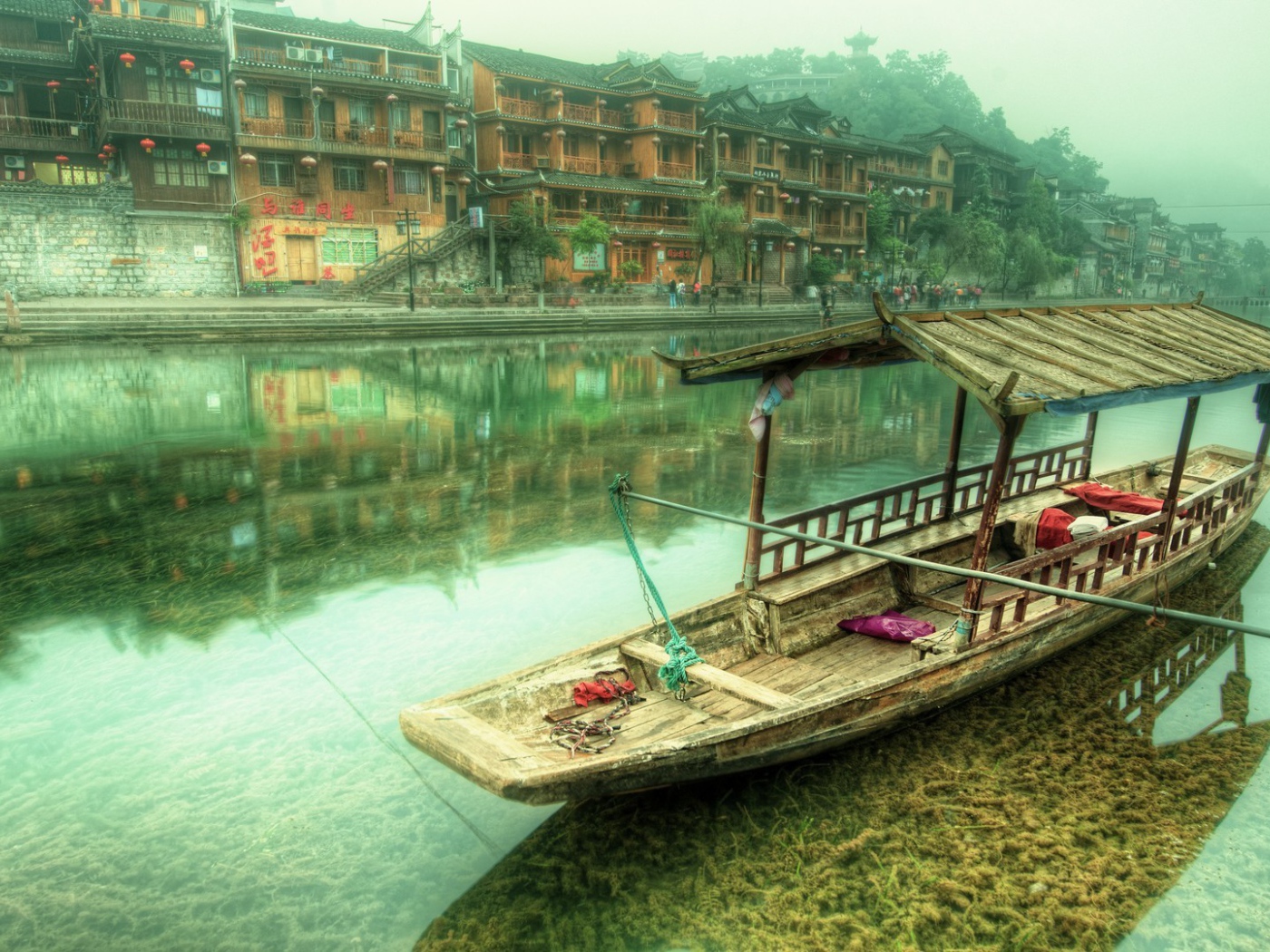 Лодка крестьянина, HDR фото