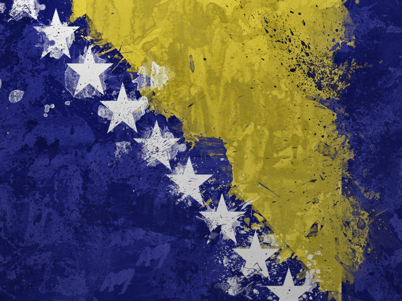 Флаг Босния и Герцоговина