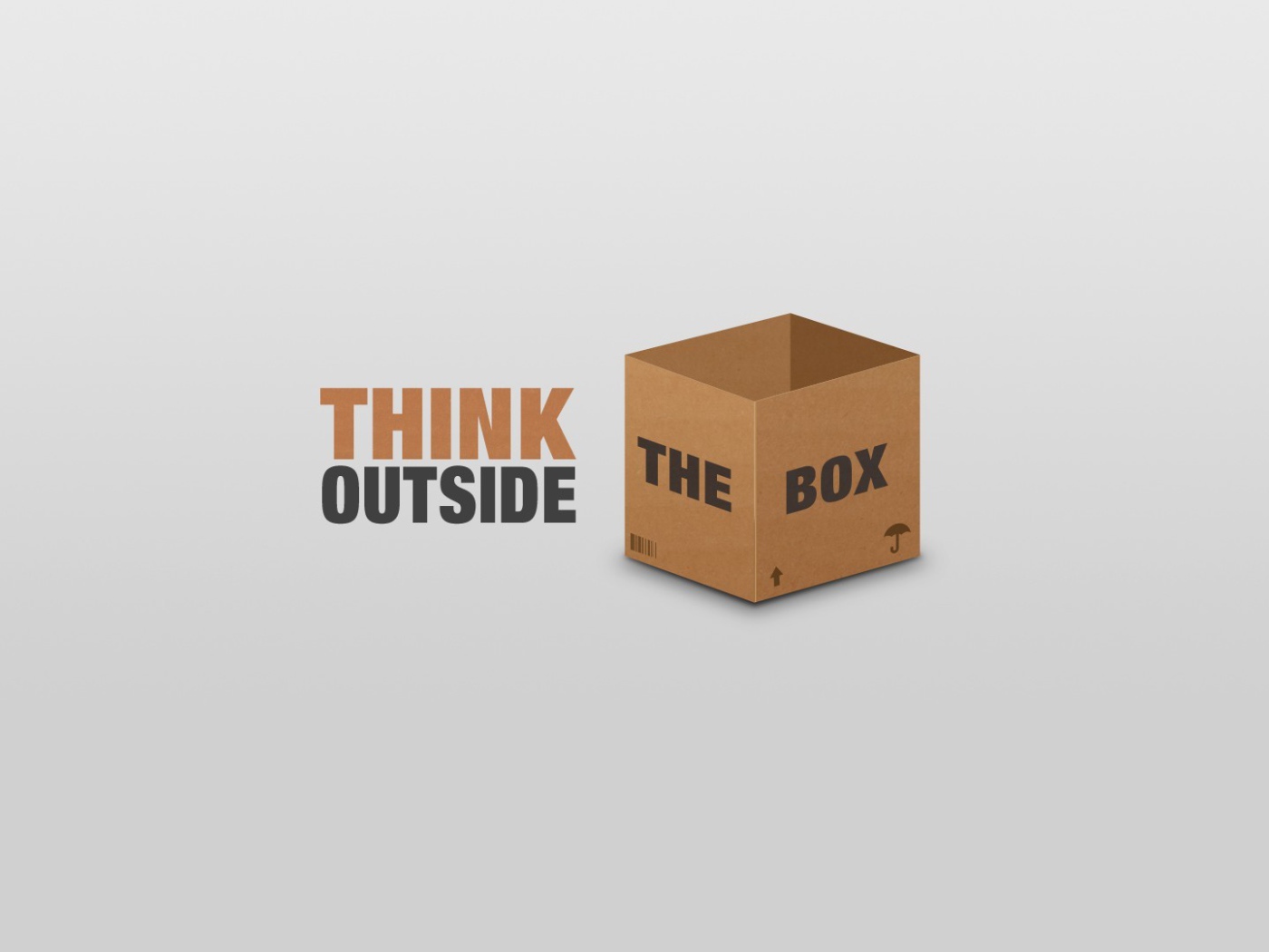 Выйди из коробки и думай шире