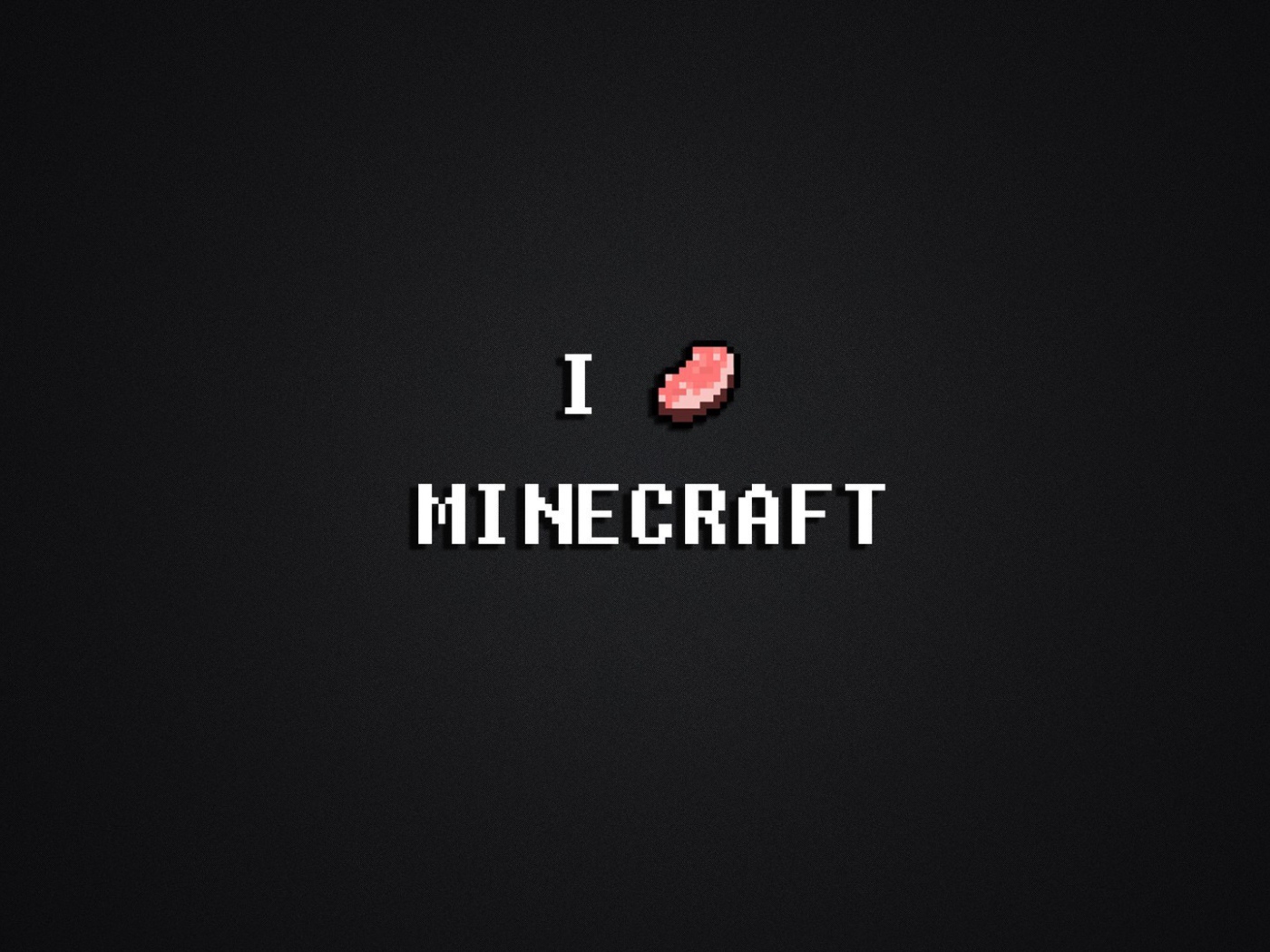 Я люблю игру Minecraft