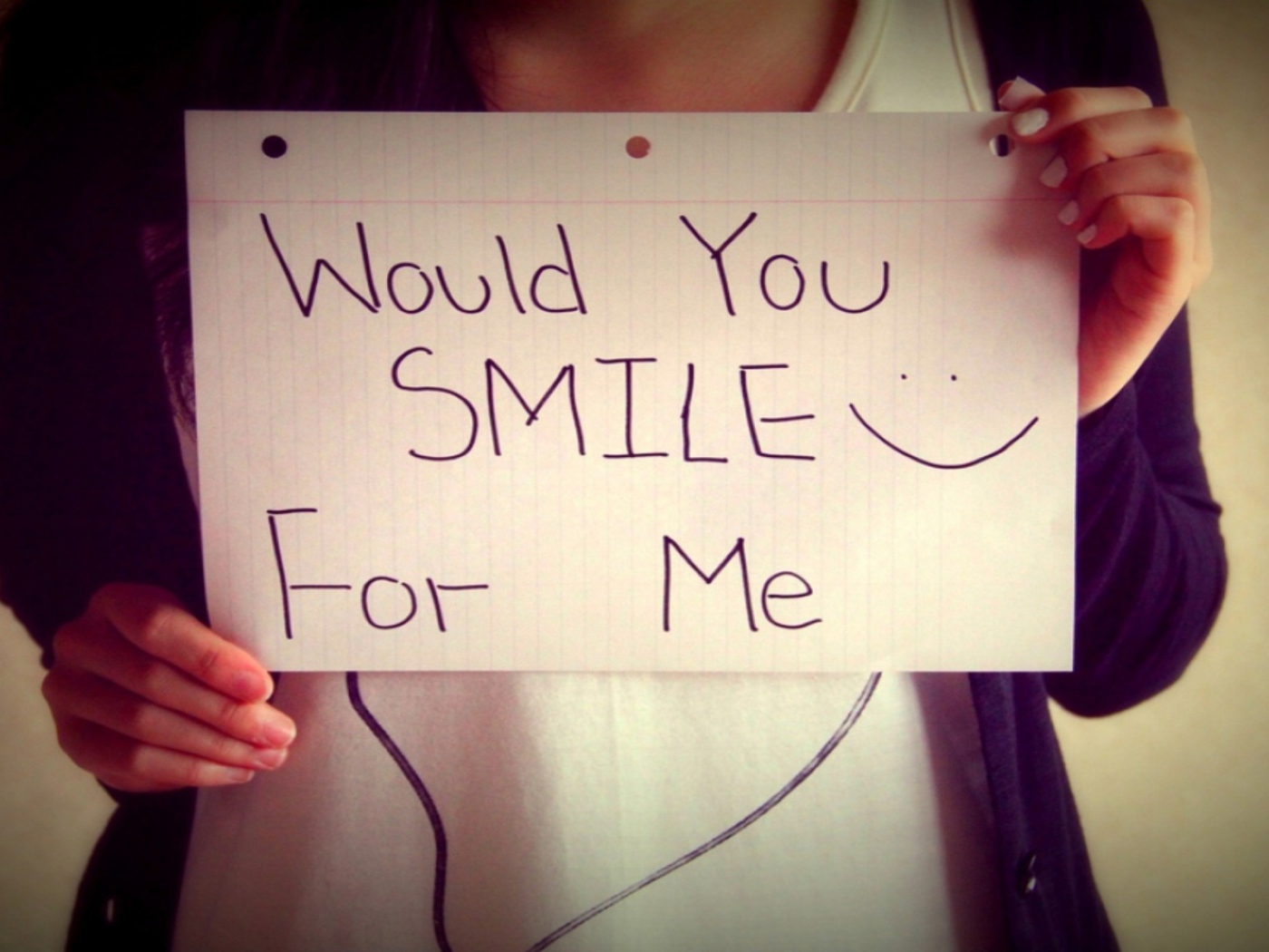 Улыбнись для меня