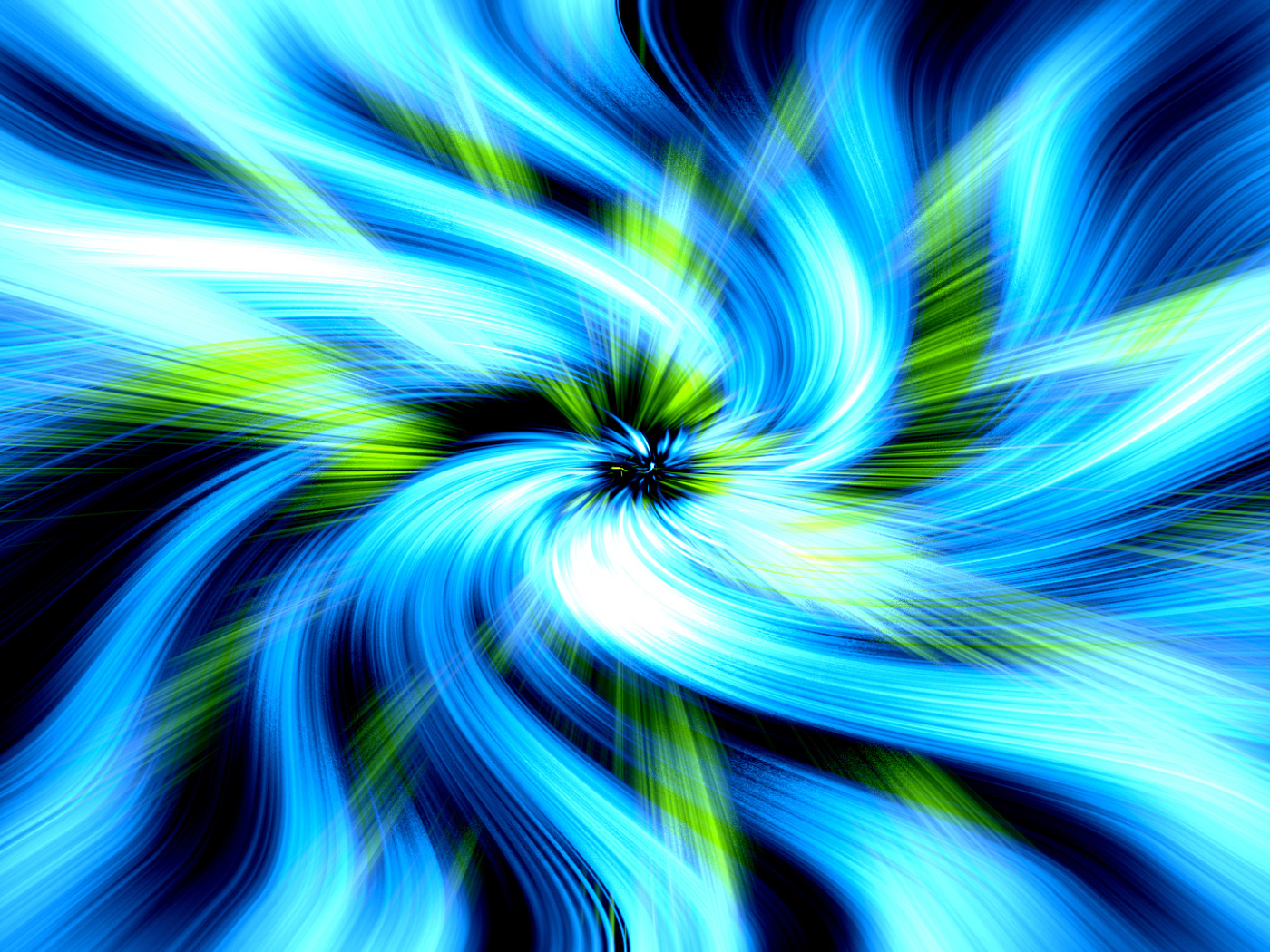 Яркие разноцветные абстрактные вихри 