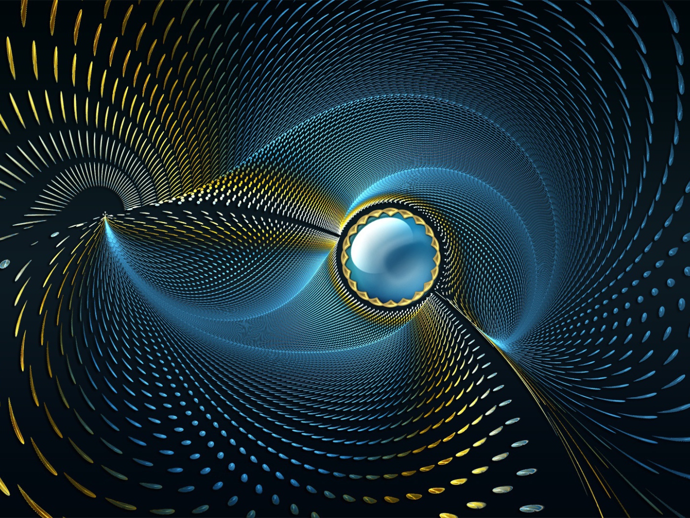 Фрактальный узор 3D графика 