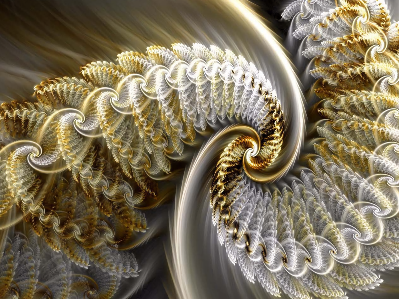 Фрактальные волны, 3д графика